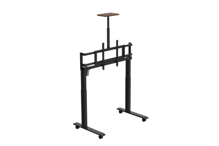 Електрическа повдигаща се стойка за телевизор Мобилна количка