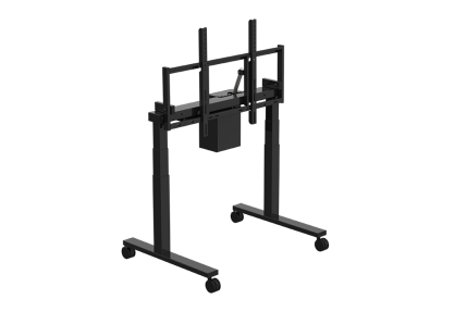 Мобилна количка Стойка за телевизор с двоен мотор