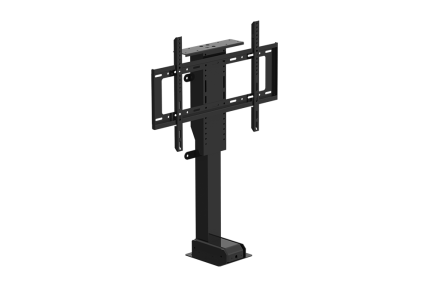 Скрита стойка за телевизор с един мотор